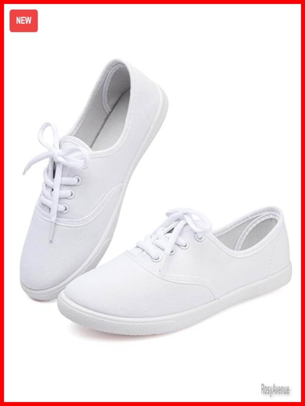 Breathable Canvas Low Top Sneaker Slip On Casual Tennis Shoe for Women
